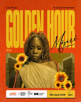 Golden Hour flyer featuring Mojire