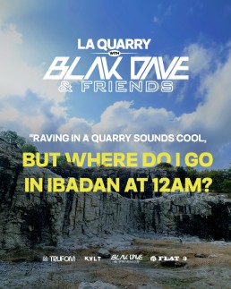 La Quarry with Blak Dave and Friends flyer